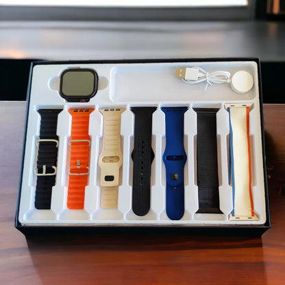 ⌚📲Smartwatch Ultra Pro + 7 CORREAS ⛓️