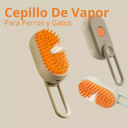🌬️Cepillo Vapor Para Mascotas 🐶🐱🐾