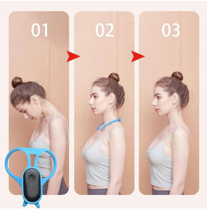 Ergonia™ Corrector Inteligente de Postura y Masajeador Cervical EMS
