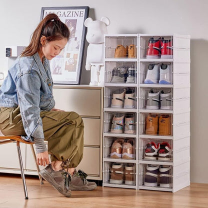 ZapaFlex™ – Zapatero Vertical de 6 Niveles Plegable