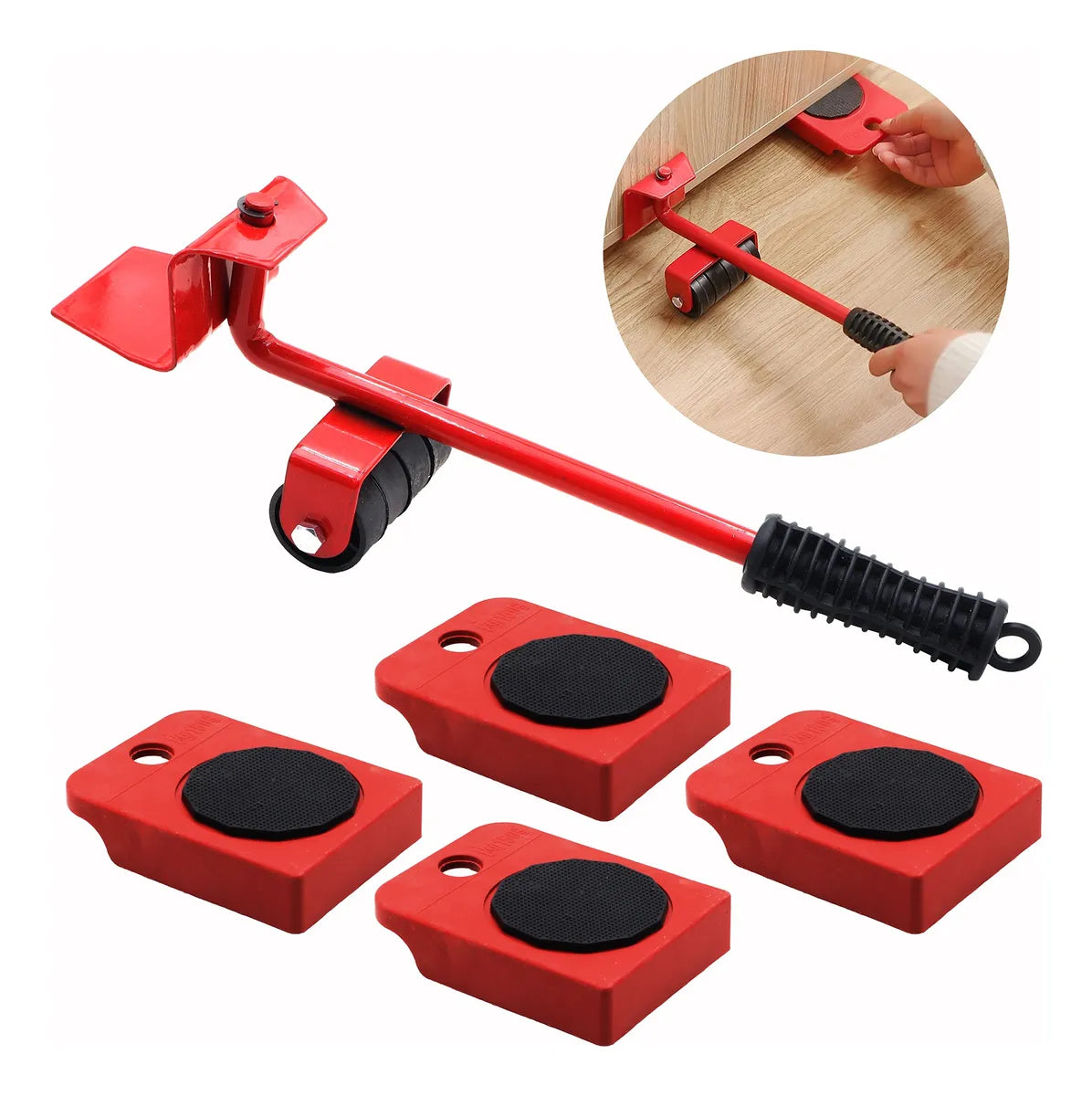 🏡🔧Gato Levanta Muebles para Hogar 5P - ¡Mueve y Levanta Muebles Pesados SIN Esfuerzo! 💪✨