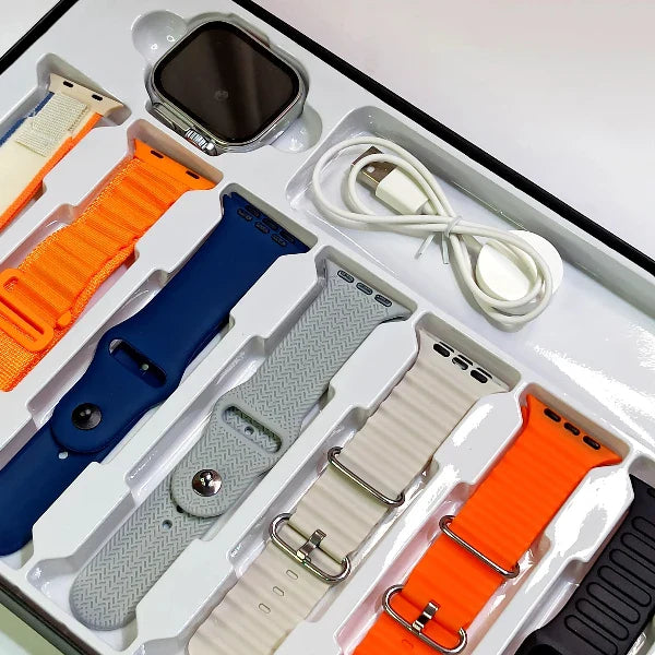 ⌚📲Smartwatch Ultra Pro + 7 CORREAS ⛓️