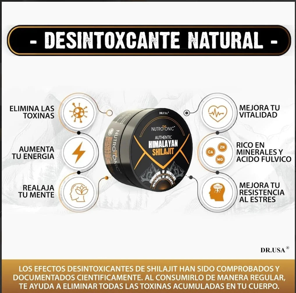 Shilajit 100% Resina Pura🗻 - El Secreto Milenario para una Energía y Bienestar Inigualable💪