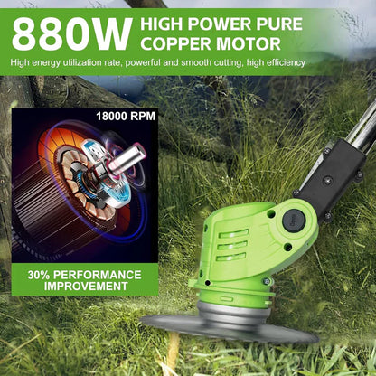 Guadaña Turbo Max™ – Con Batería Extra 98V🔋 + Regalos Exclusivos 🎁