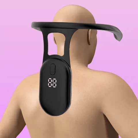 Ergonia™ Corrector Inteligente de Postura y Masajeador Cervical EMS