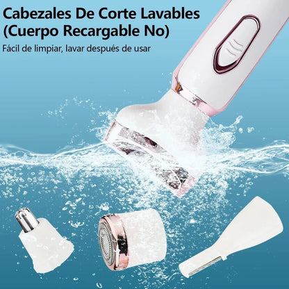 Máquina depiladora 4 en 1 - PielSuave Pro™ - SIN DOLOR, SIN CLÍNICA Y SIN GASTOS.