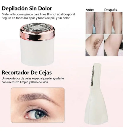 Máquina depiladora 4 en 1 - PielSuave Pro™ - SIN DOLOR, SIN CLÍNICA Y SIN GASTOS.
