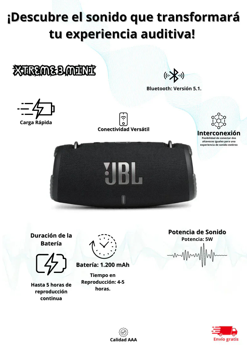 🔊Parlante JBL XTREME 3 LED😎