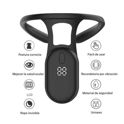 Ergonia™ Corrector Inteligente de Postura y Masajeador Cervical EMS
