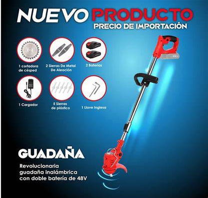 Guadaña Turbo Max™ – Con Batería Extra 98V🔋 + Regalos Exclusivos 🎁