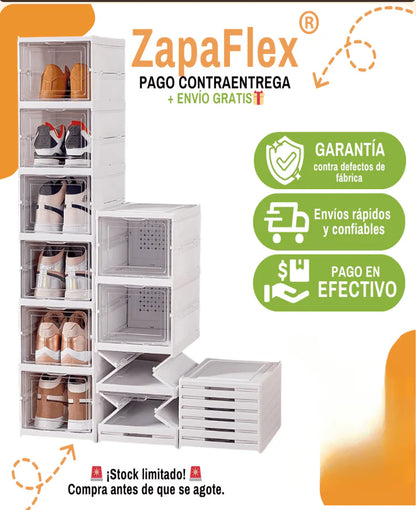 ZapaFlex™ – Zapatero Vertical de 6 Niveles Plegable