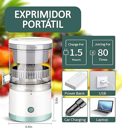 🍊 Exprimidor Eléctrico Multifuncional – ¡Zumo fresco de cualquier cítrico en segundos!⚡
