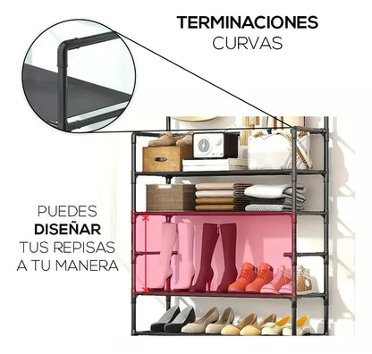 ORGANIZADOR DE ZAPATOS Y PERCHERO
